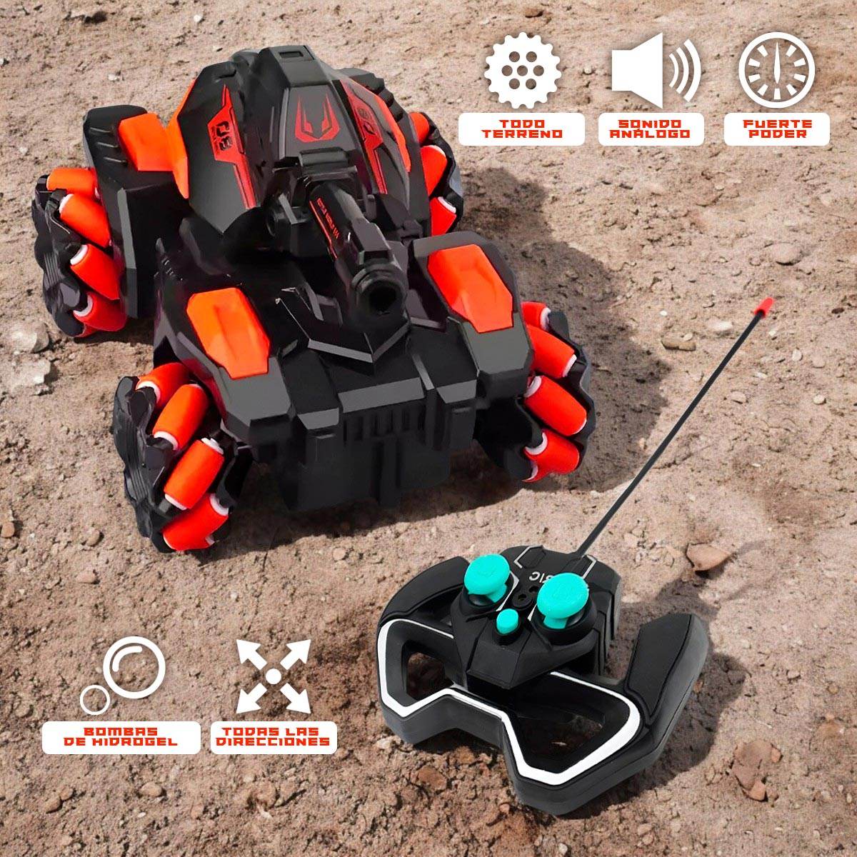 Carro Control Remoto Water Bomb Tank - venhogarsa.com