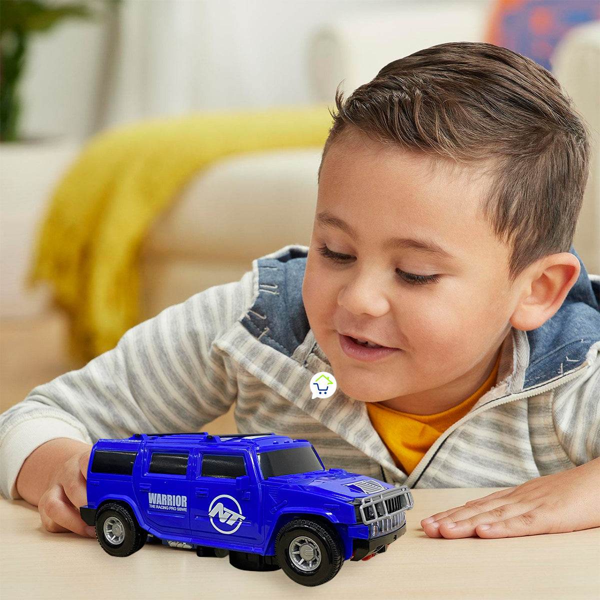 Carro Transformer 2 en 1 Guerrero Luces Y Sonido Juguete - venhogarsa.com