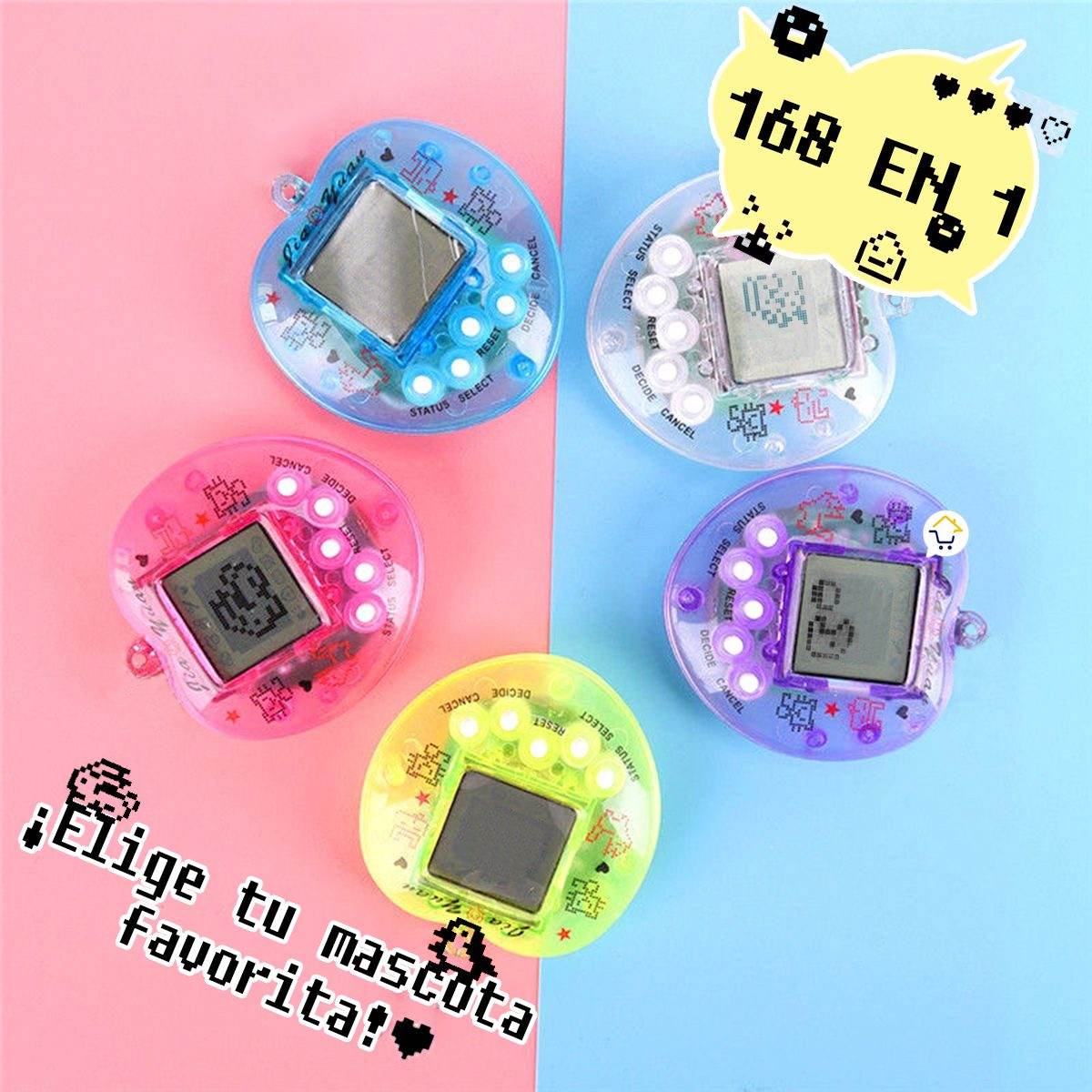 Tamagochi 168 Mascotas Virtuales Llavero Juguete Niños - venhogarsa.com