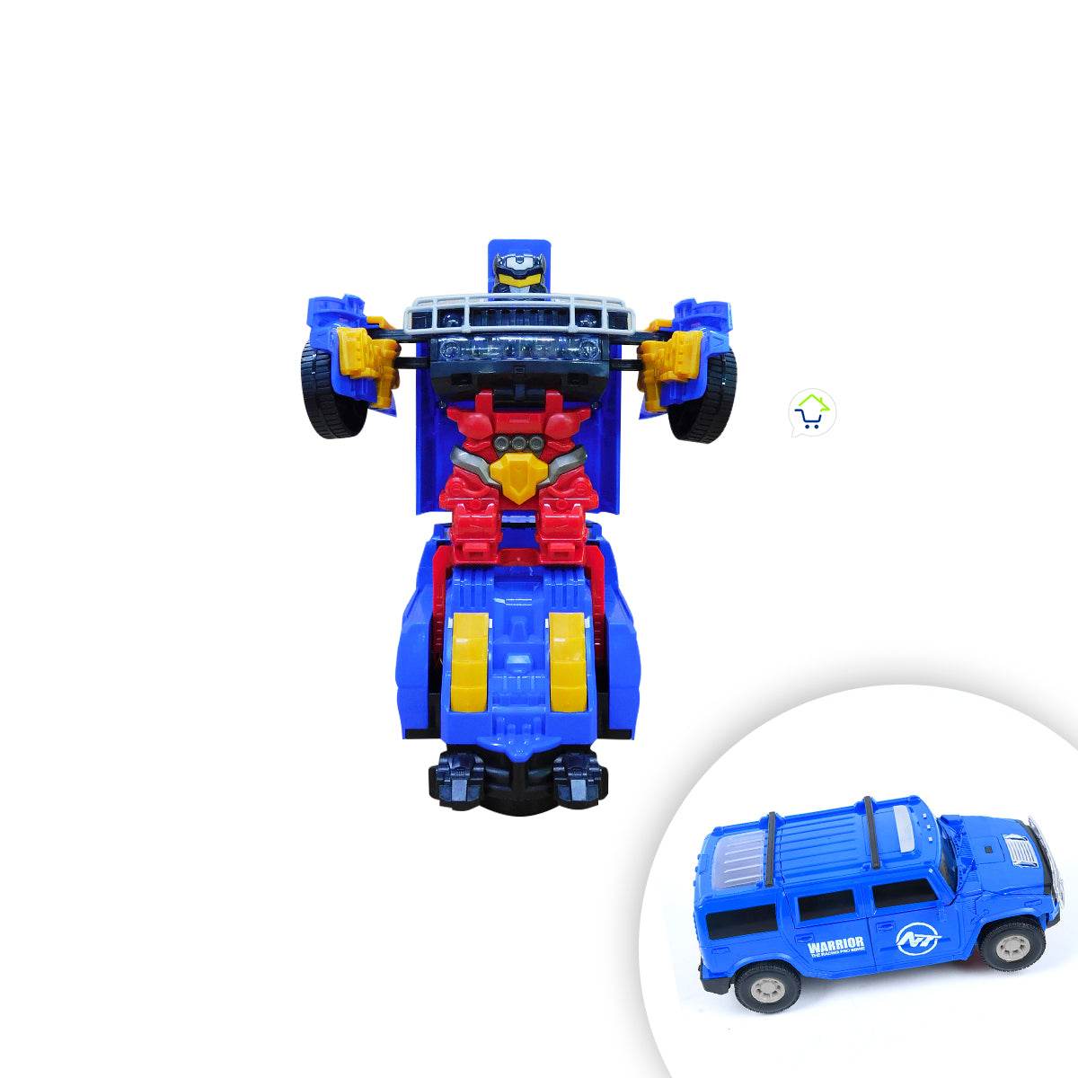 Carro Transformer 2 en 1 Guerrero Luces Y Sonido Juguete - venhogarsa.com