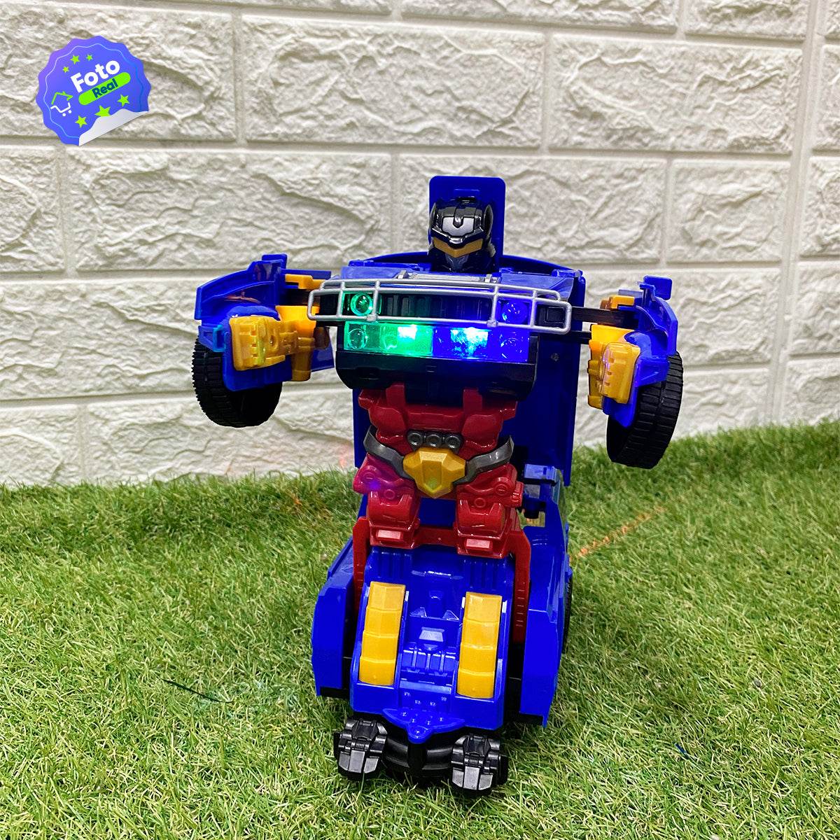 Carro Transformer 2 en 1 Guerrero Luces Y Sonido Juguete - venhogarsa.com
