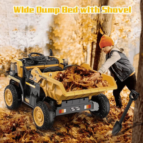 Camión Volqueta Construcción De 12 V Con Control Remoto Pala - venhogarsa.com