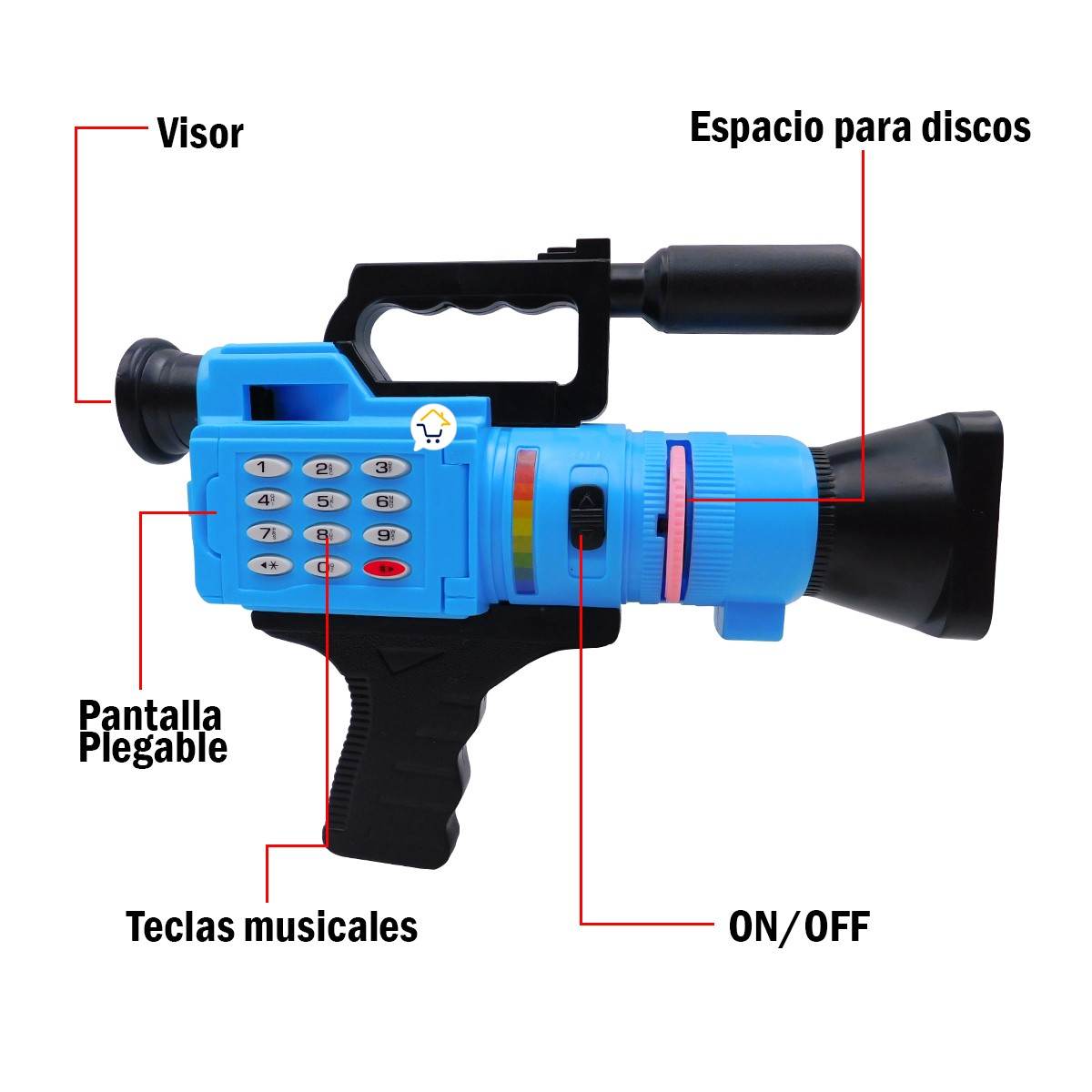 Video Cámara Proyector Didáctico Juguete Niños - venhogarsa.com