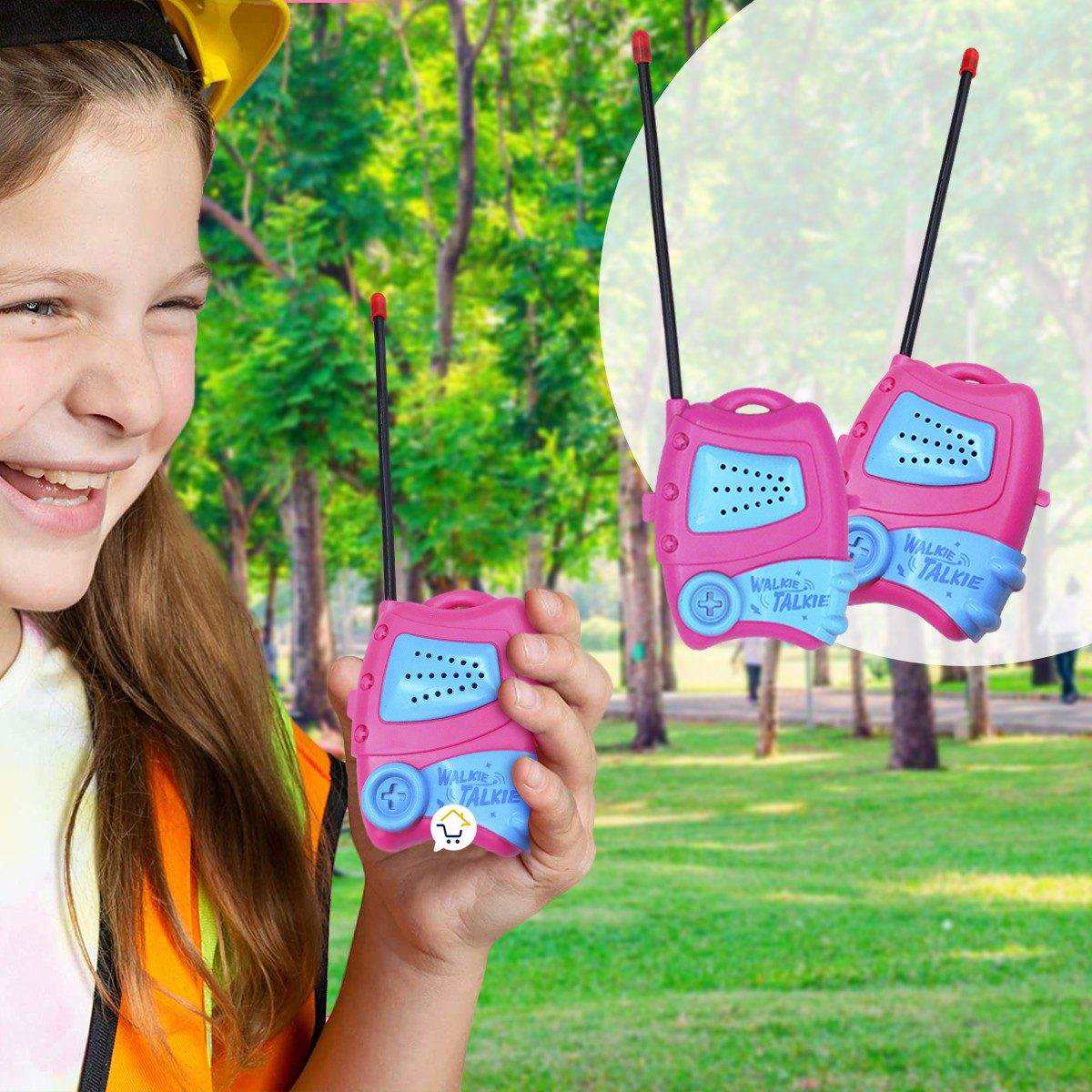 Walkie Talkies Infantil Princesas Comunicadores Portátiles 5 m Infantil - venhogarsa.com