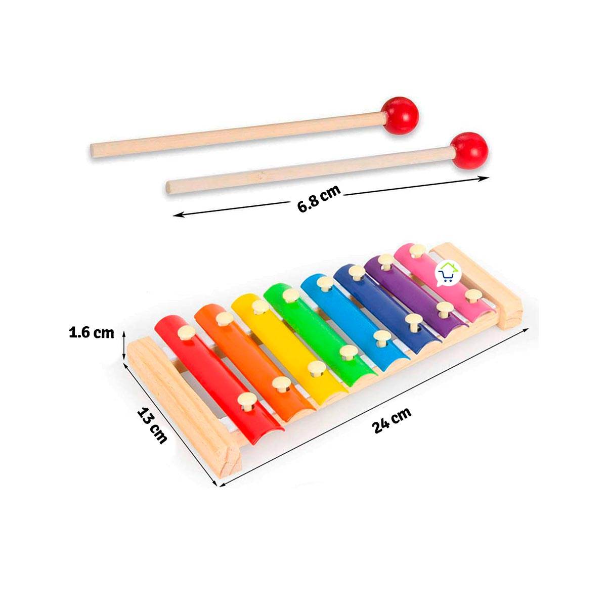 Xilófono Infantil 6 Tonos Marimba Musical Niños - venhogarsa.com