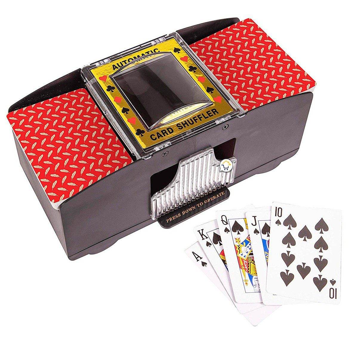 Barajador Cartas Automático Baraja Poker Mezclador - venhogarsa.com