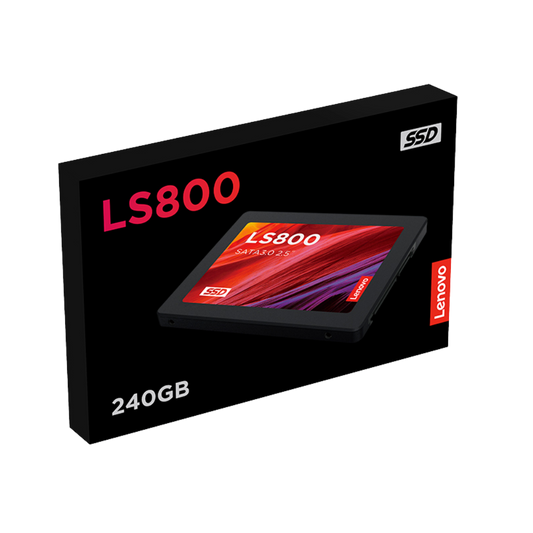 SSD Lenovo 240GB SATA 2.5", rápido, confiable y eficiente