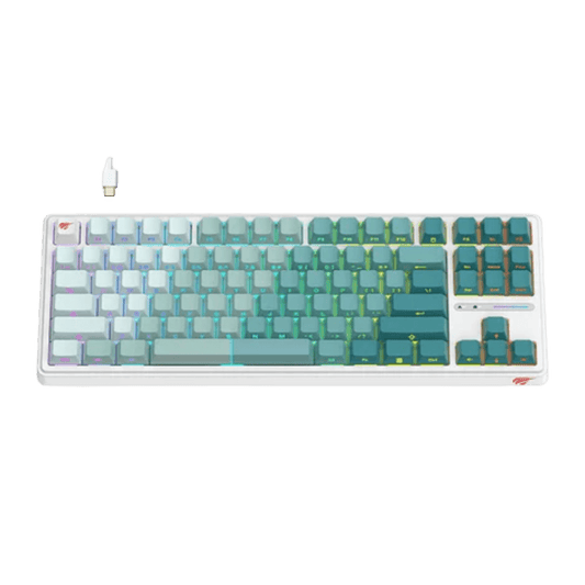 Teclado Mecánico Havit KB901L RED LED USB-C 80% Gamer Pro - venhogarsa.com