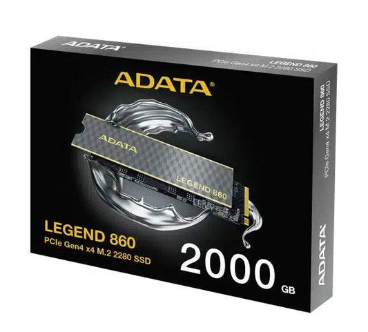SSD ADATA LEGEND 860 2TB M.2 NVMe 4x4, hasta 6000MB/s veloz - venhogarsa.com