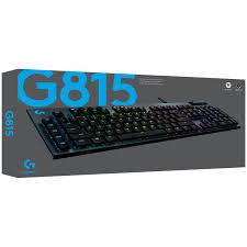 Teclado mecánico Logitech G815 RGB, ultrafino, teclas GL y macros programables - venhogarsa.com