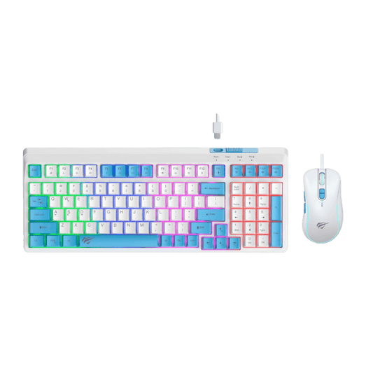 Combo Gamer Havit KB891CM con Teclado y Mouse Retroiluminado - venhogarsa.com