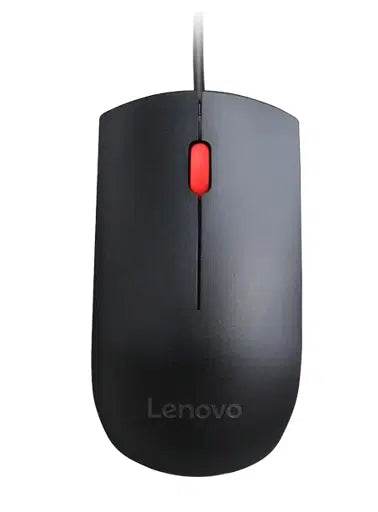 Mouse Lenovo Essential Alámbrico USB Negro | Preciso y Ergonómico - venhogarsa.com