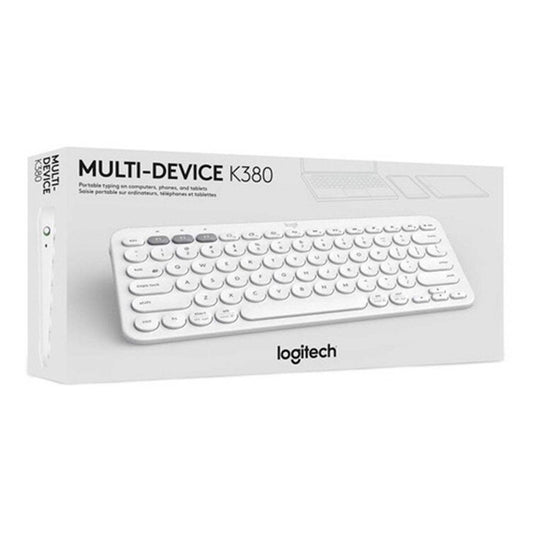 Teclado Logitech K380 Bluetooth Blanco Multiplataforma - venhogarsa.com