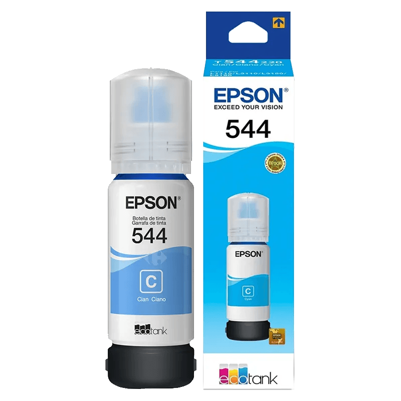 Tinta Epson 544 Cian Original 65ml Alta Calidad y Rendimiento - venhogarsa.com