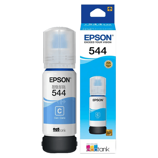 Tinta Epson 544 Cian Original 65ml Alta Calidad y Rendimiento - venhogarsa.com