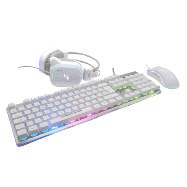 Combo Gamer J&R 3 en 1 Zero RGB: Teclado, Mouse y Diadema - venhogarsa.com