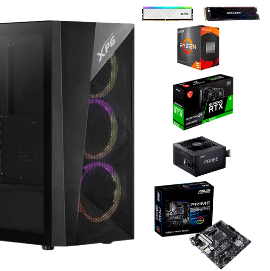 PC Ryzen 5 5600X + RTX 3050 | Velocidad, Potencia y WiFi - venhogarsa.com