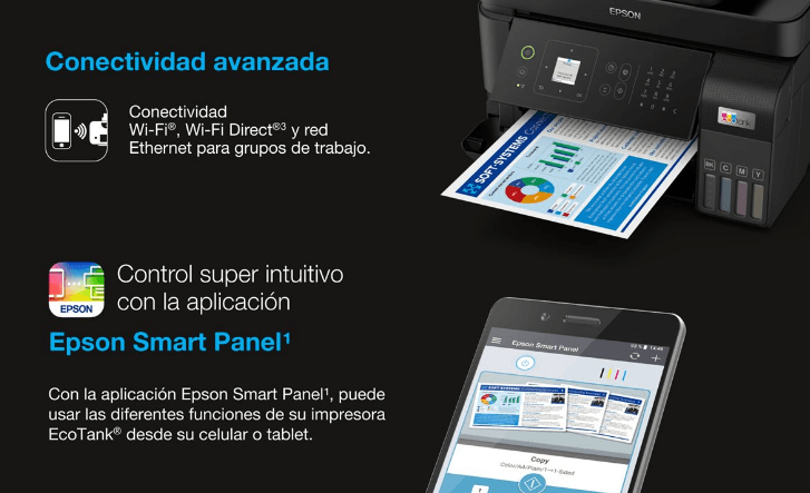 Impresora Epson L5590 WiFi ADF LAN Multifuncional Tinta Eco - venhogarsa.com
