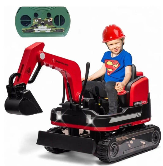 Retro Excavadora 24v 550w control remoto 1-7 años - venhogarsa.com