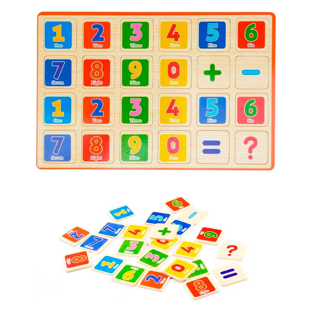 Tablero Educativo Abaco Didáctico Madera Infantil - venhogarsa.com