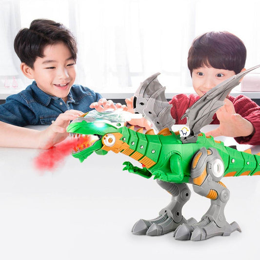 Dinosaurio Vapor Luces Sonido y Movimiento Diseño Mecánico - venhogarsa.com