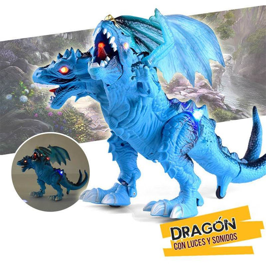 Dragón Electrónico Con Sonidos Luces Movimiento - venhogarsa.com