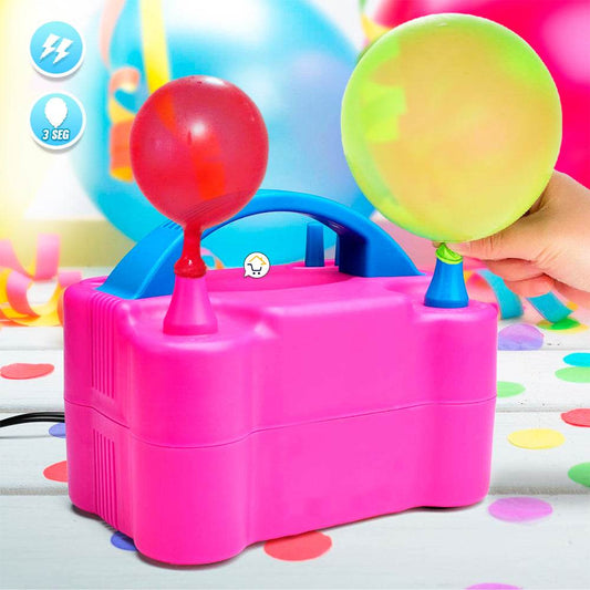 Inflador De Globos Eléctrico Automático Doble Boquilla - venhogarsa.com