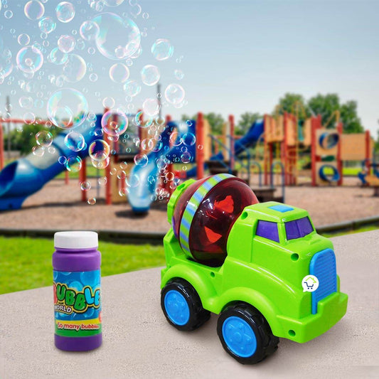 Máquina De Burbujas Camión Mezclador Juguete - venhogarsa.com