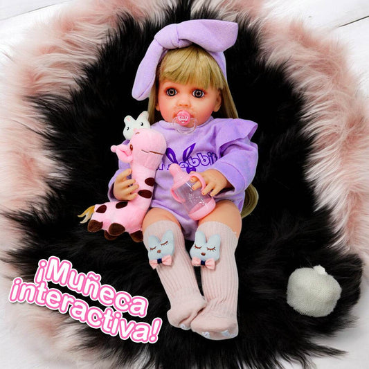 Muñeca Bebé Realista Didáctica peluche jirafa Sonidos - venhogarsa.com