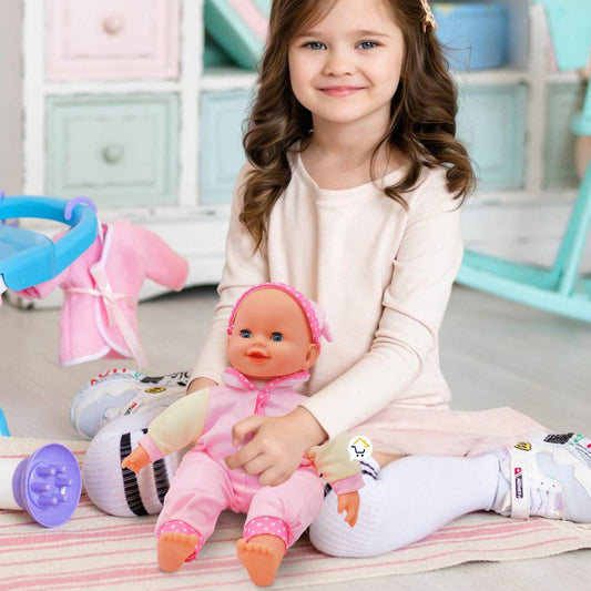 Muñeca Bebé Llorona Sonidos Luces Juguete Accesorios - venhogarsa.com