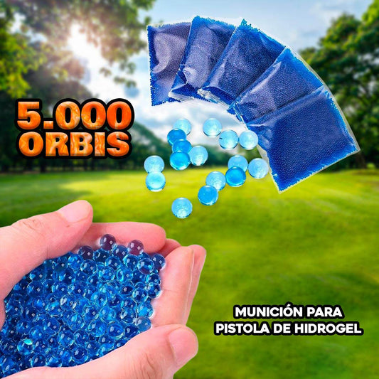 Munición Orbis Para Lanzador Pistola X5.000 Hidrogel - venhogarsa.com
