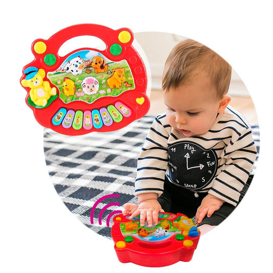 Mini Piano Didáctico Animales Granja Musicales Juguete Infantil - venhogarsa.com