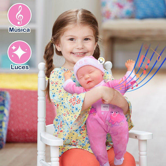 Muñeca Bebé Canciones Didáctica peluche Luces Infantil - venhogarsa.com