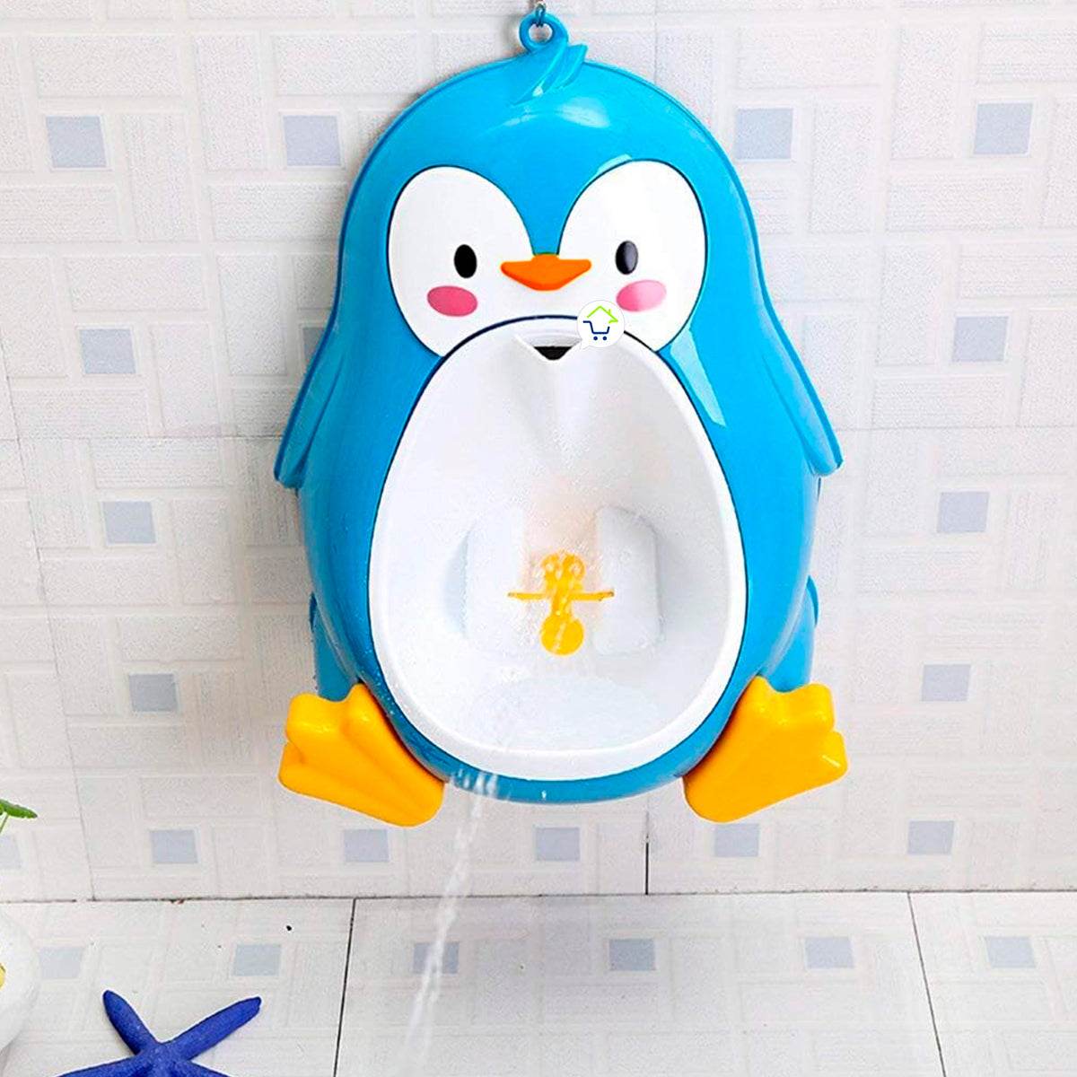 Orinal Portátil Infantil De Pingüino Para Pared Entrenamiento Niño - venhogarsa.com