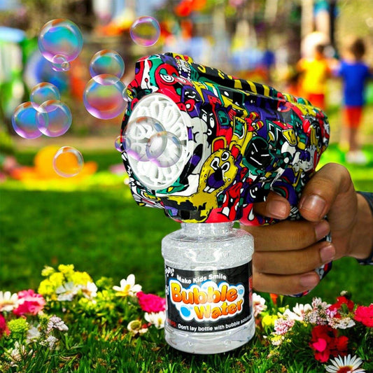 Pistola De Juguete Lanza Burbujas Infantil - venhogarsa.com