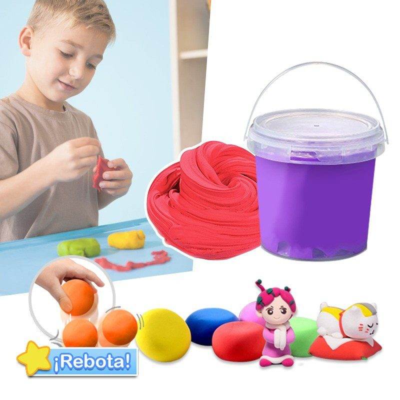 Plastilina Elástica Foamy 100g Moldeable Flexible Manualidades - venhogarsa.com