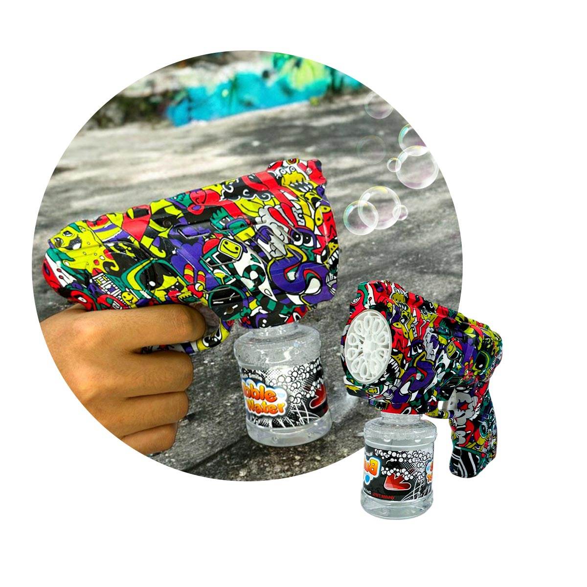 Pistola De Juguete Lanza Burbujas Infantil - venhogarsa.com