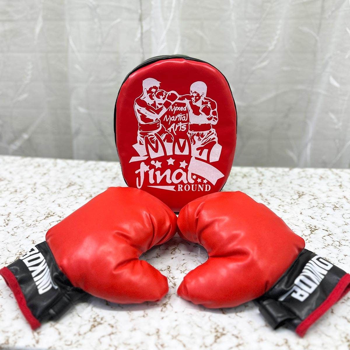 Set de Boxeo Infantil Guantes y Cojín de Golpeo - venhogarsa.com