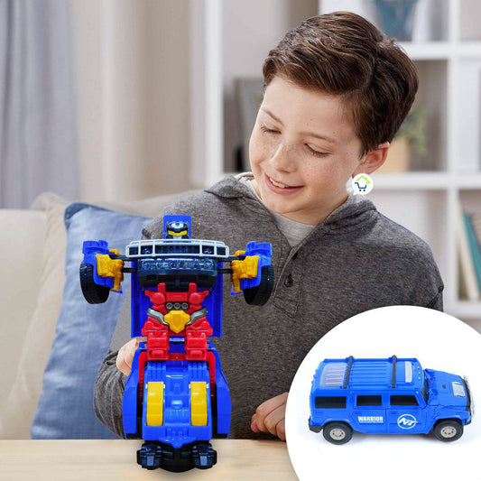 Carro Transformer 2 en 1 Guerrero Luces Y Sonido Juguete - venhogarsa.com