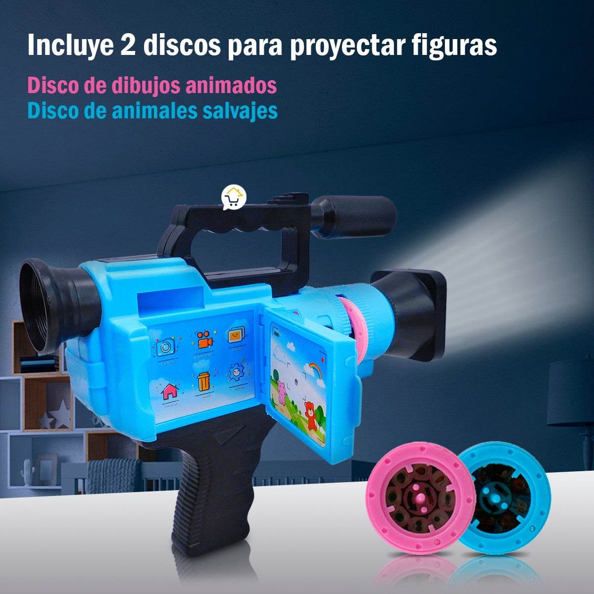 Video Cámara Proyector Didáctico Juguete Niños - venhogarsa.com