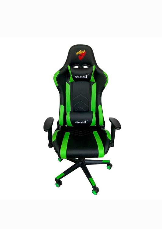 Silla Gamer FalconX SD-010 Black Green - venhogarsa.com